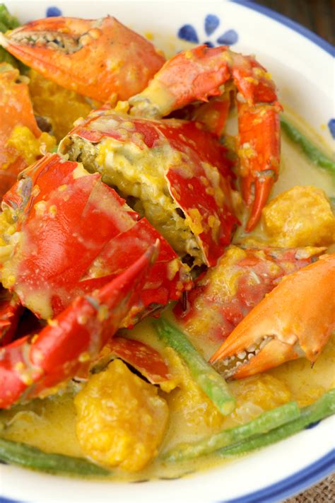 ginataang crab|crab in coconut milk.